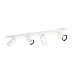 Philips PONGEE 4 SKINNESPOT HVID GU10 4X5,5W
