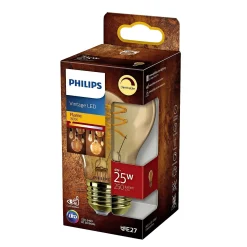 Philips VINTAGE DÆMPBAR GULD DEKOPÆRE STANDARD E27 4W