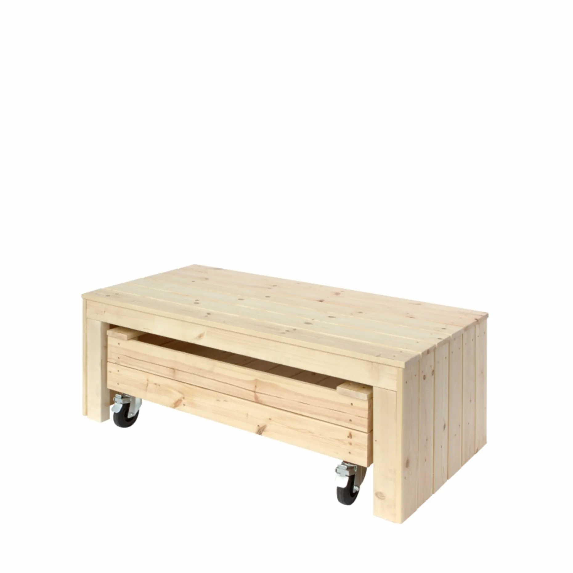 PLUS BÆNK NATUR 120 CM