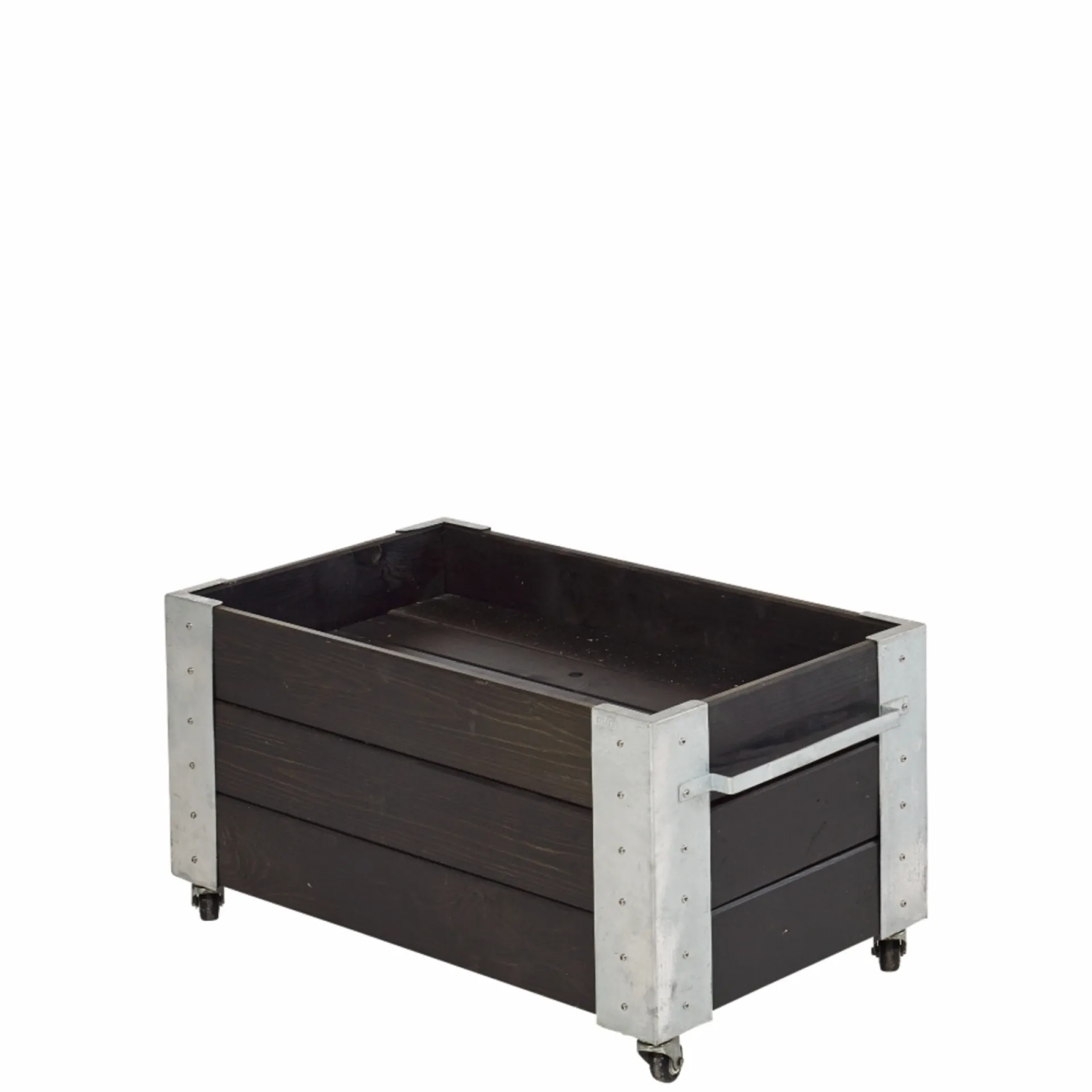 Plus CUBIC BLOMSTERKASSE SORT 45 X 87 X 50 CM