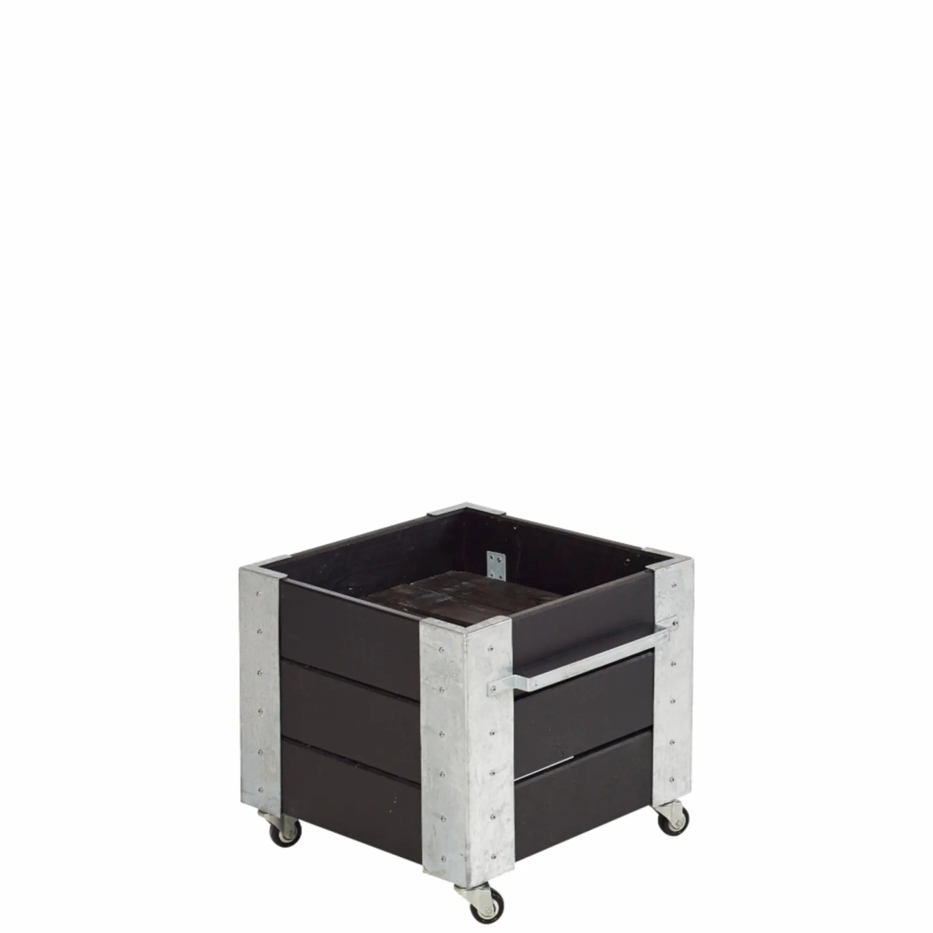 PLUS CUBIC BLOMSTERKASSE SORT 45 X 46 X 50 CM