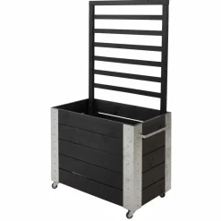 Plus CUBIC BLOMSTERRUMDELER SORT 155 X 87 X 50 CM