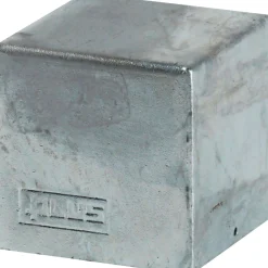 Plus CUBIC STOLPEHAT STÅL GRÅ 71 X 71 MM