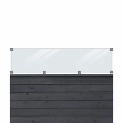Plus KLINK PROFILHEGN TRYKIMPRÆGNERET OG GRUNDMALET SORT 174 X 125 CM