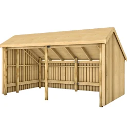 Plus 2-MODULER ÅBEN INKL. TAGPAP/ALULISTER MULTIHAVEHUS 10,5 M2