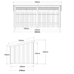 Plus NORDIC 2-MODUL STANDARD MULTIHAVEHUS 9,5 M²