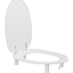 Pressalit DANIA 100 MM. FORHØJET R34000 TOILETSÆDE HVID