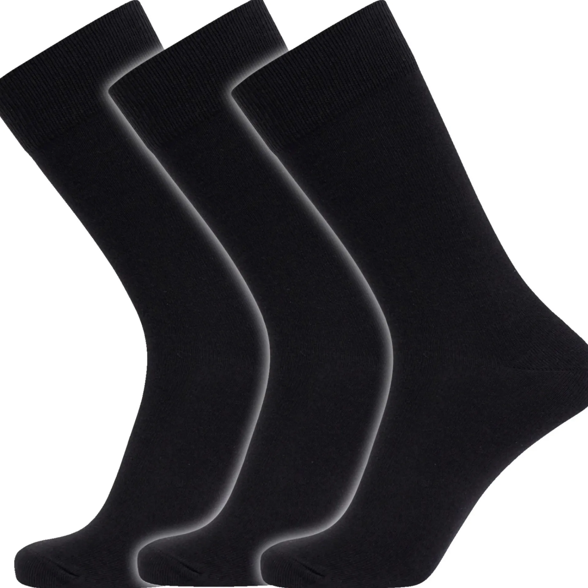 ProActive SPORT 451-75-09, 3-PAK STRØMPE SORT 40-46