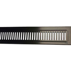 Purus 800 MM RIB, SORT AFLØBSRIST 92.50 X 800 MM
