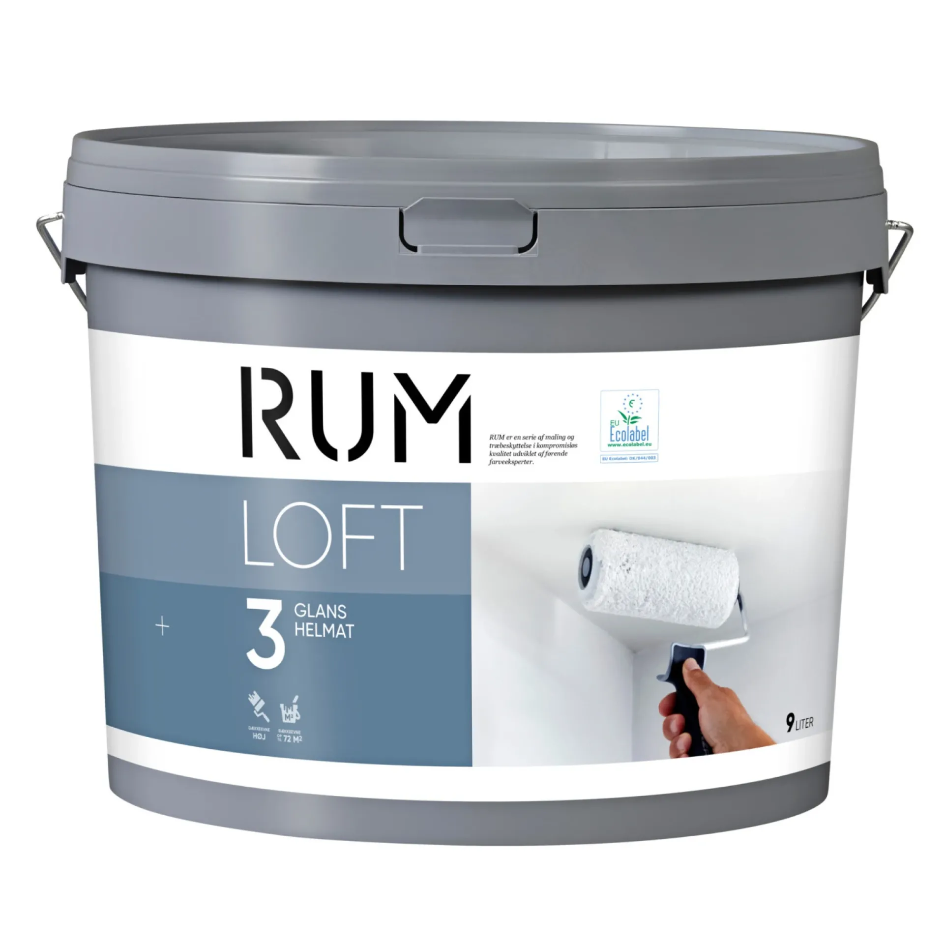 Rum 03 LOFTSMALING 9 L HVID