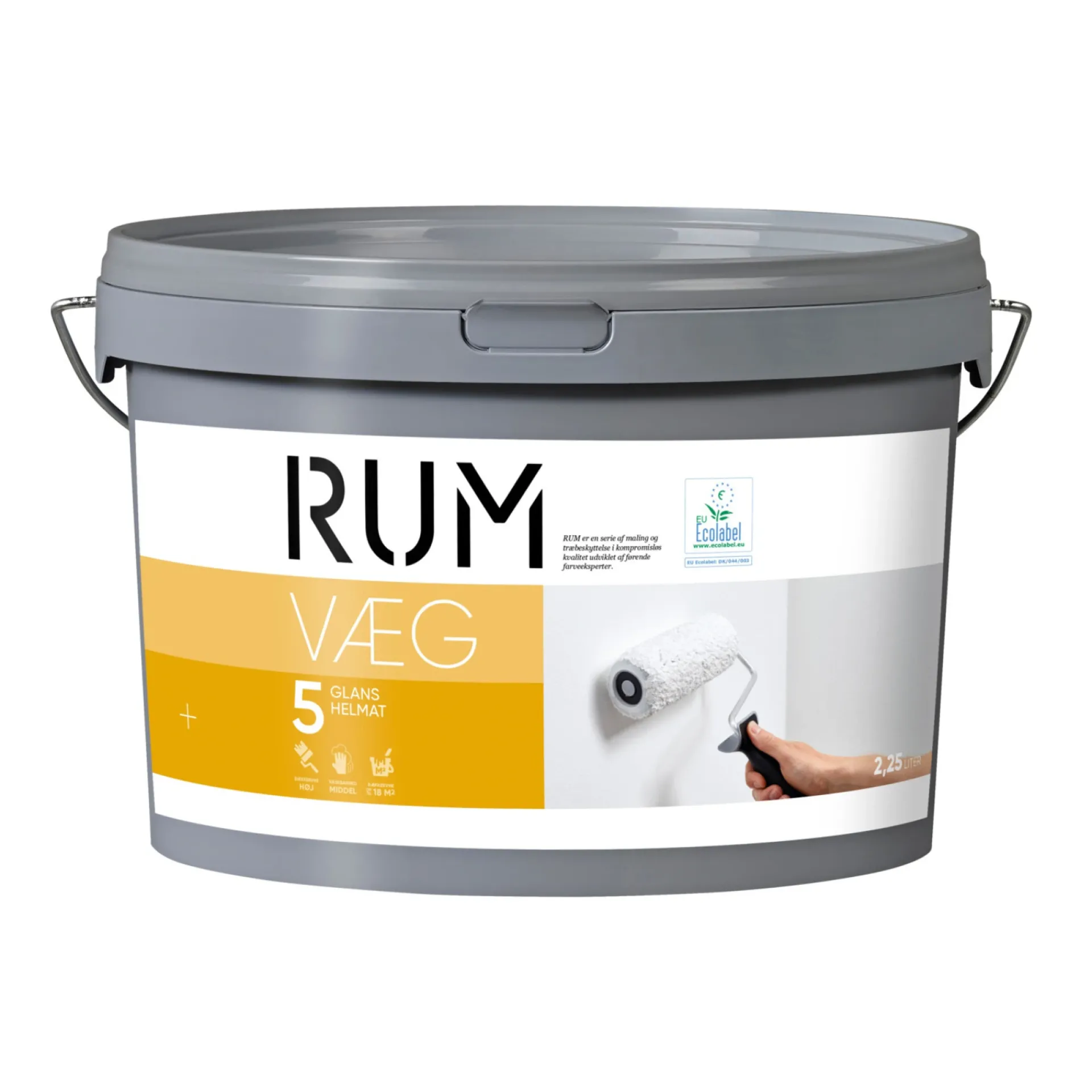 Rum 05 VÆGMALING 2,25 L HVID