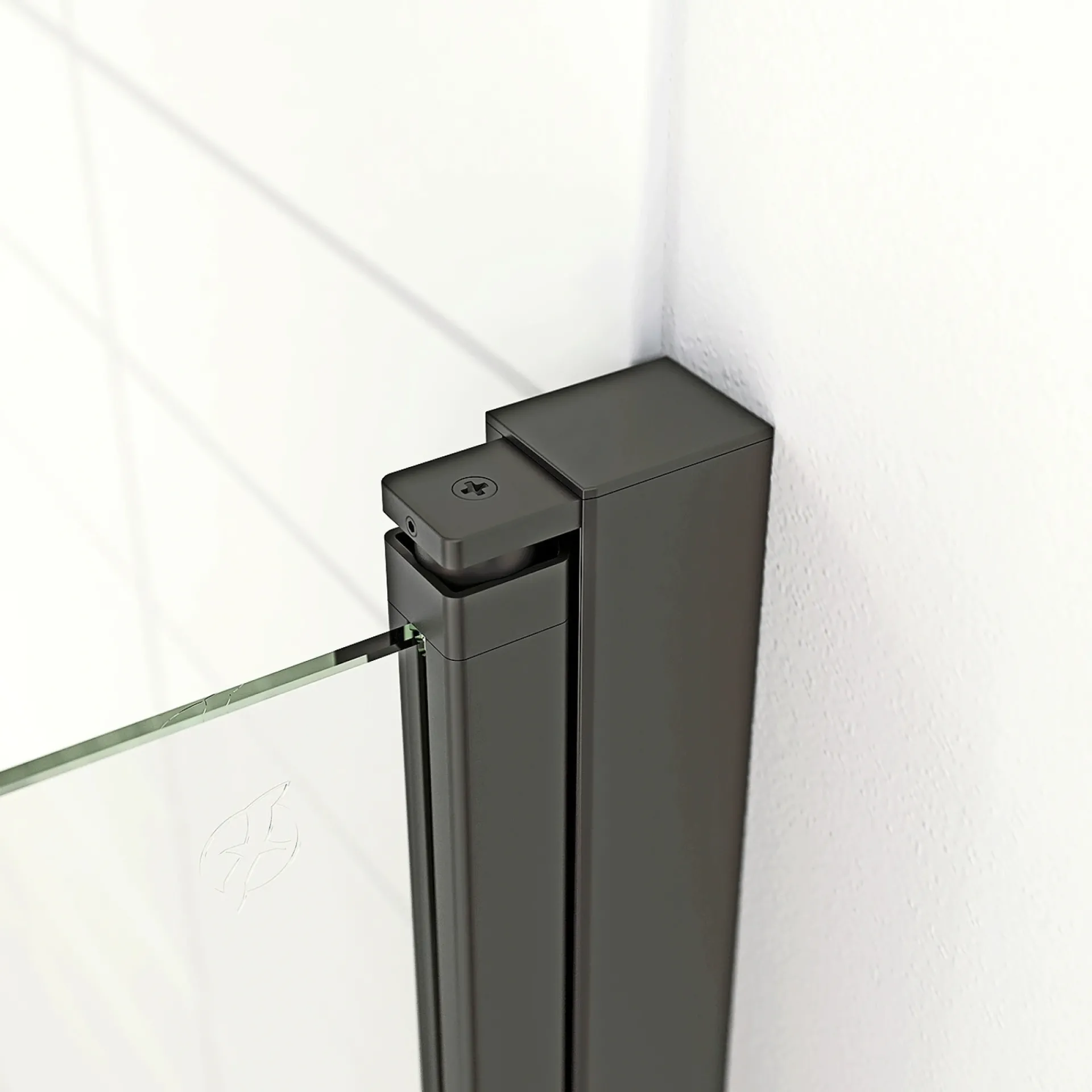 Scanbad FLEXI SORT PROFIL, 1 STK. FOLDEDØR KLAR GLAS 89 CM