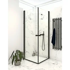 SCANBAD FLEXI SORT PROFIL, 1 STK. BRUSEDØR KLAR GLAS 89 CM
