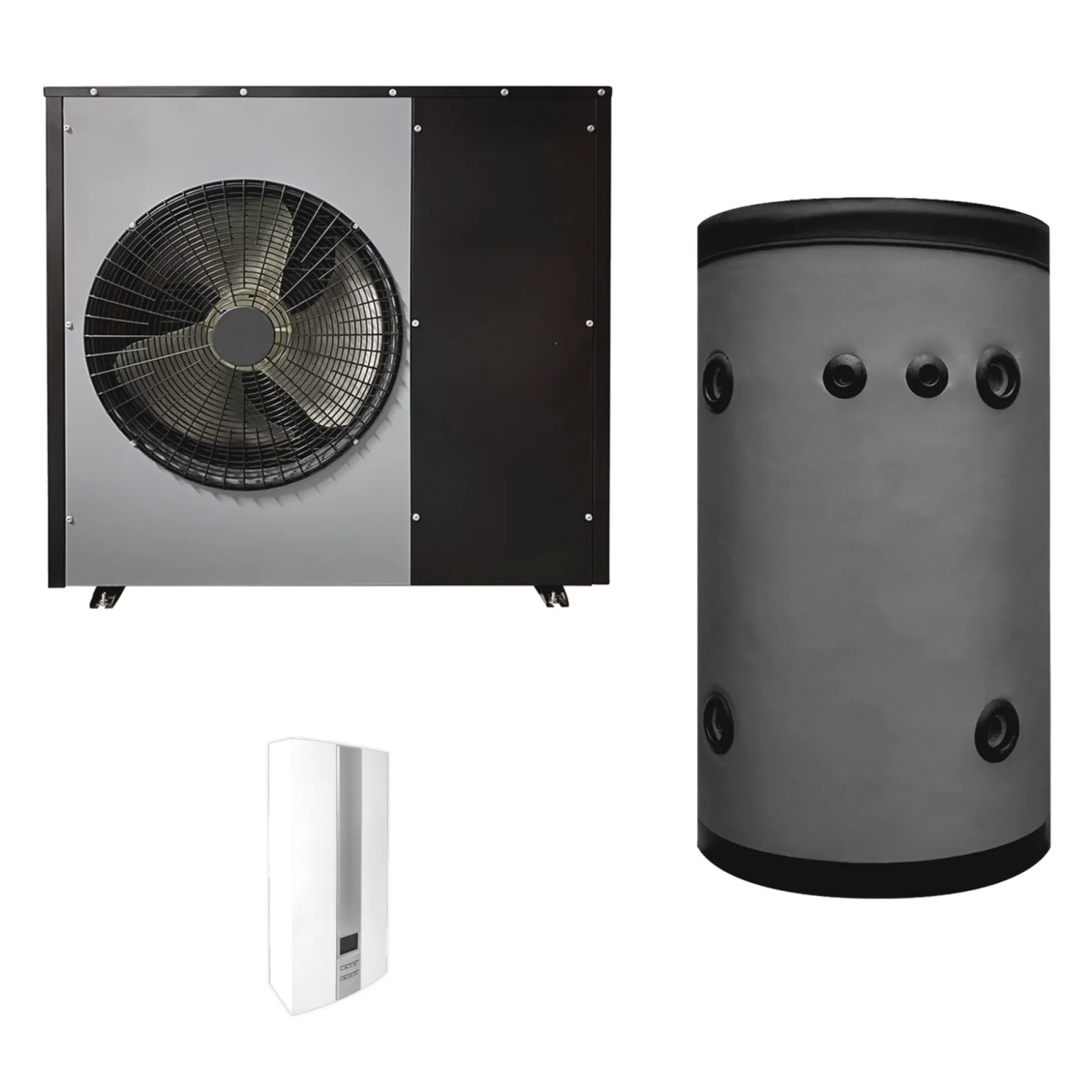 SCANTHERM BLOKHUS 7KW MED VANDVARMER L/V VARMEPUMPE
