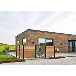 Skagen SYSTEMHEGN ESPALIER HEGNSMODUL SORT STÅL 86.50 X 92 X 0.60 X 0.60 CM