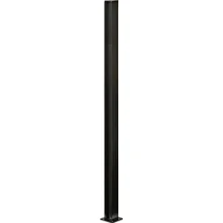 Skagen SYSTEMHEGN STOLPE SORT ALUMINIUM 5 X 125 X 5 CM