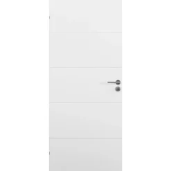 Swedoor ADVANCE-LINE STABLE EFFECT GLAT MASSIV DØR HVID 8X21