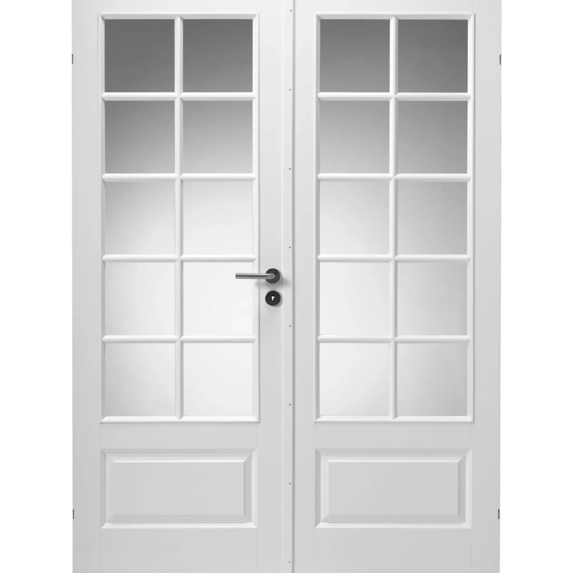 SWEDOOR CLEVER-LINE STYLE SP10 DOBBELT GLASDØR INKL. KARMSÆT 110 MM 15X21