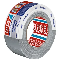 Tesa PROFESSIONAL PRO LÆRREDSTAPE 50M X 50MM SØLV
