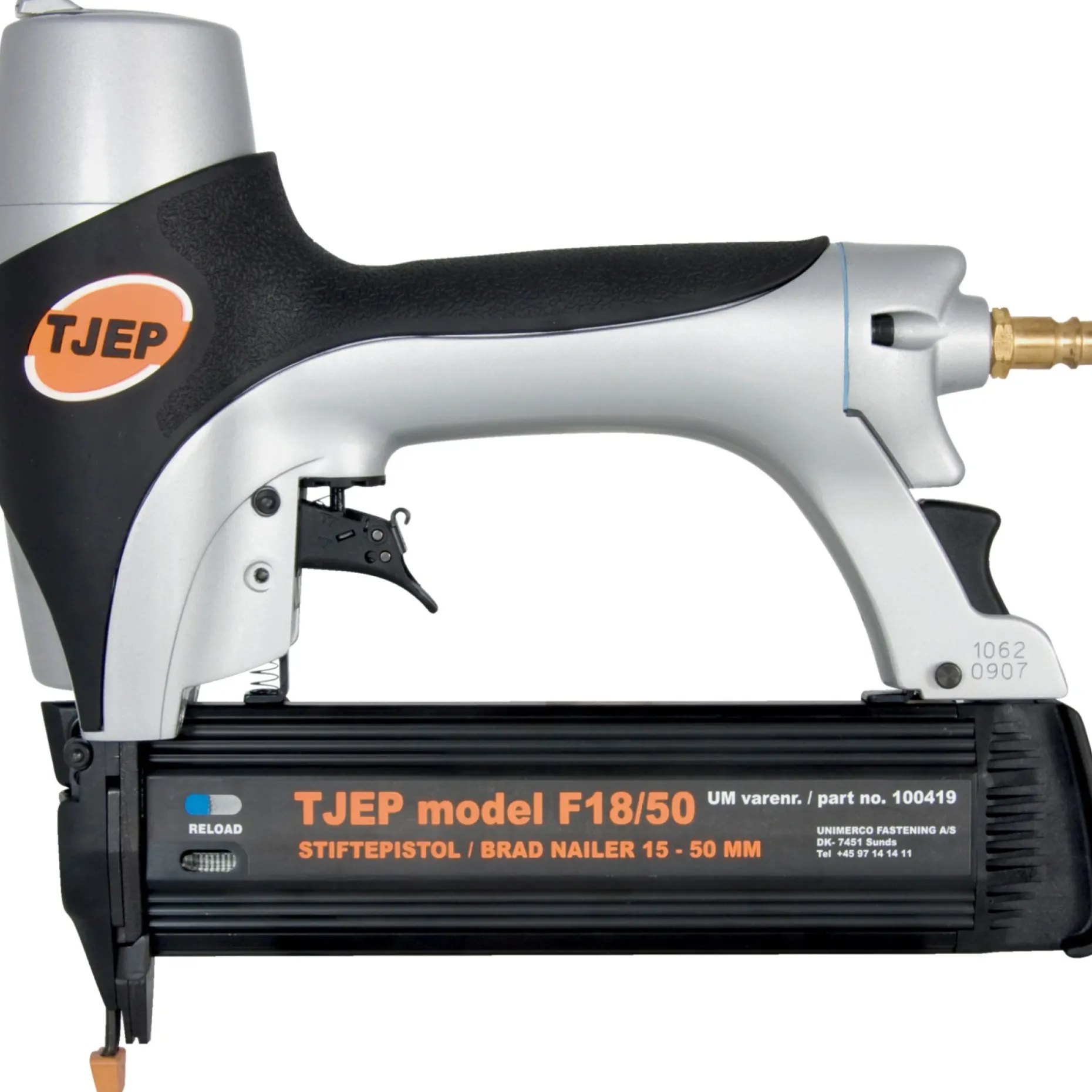 TJEP F-18/50 STIFTEPISTOL TRYKLUFT