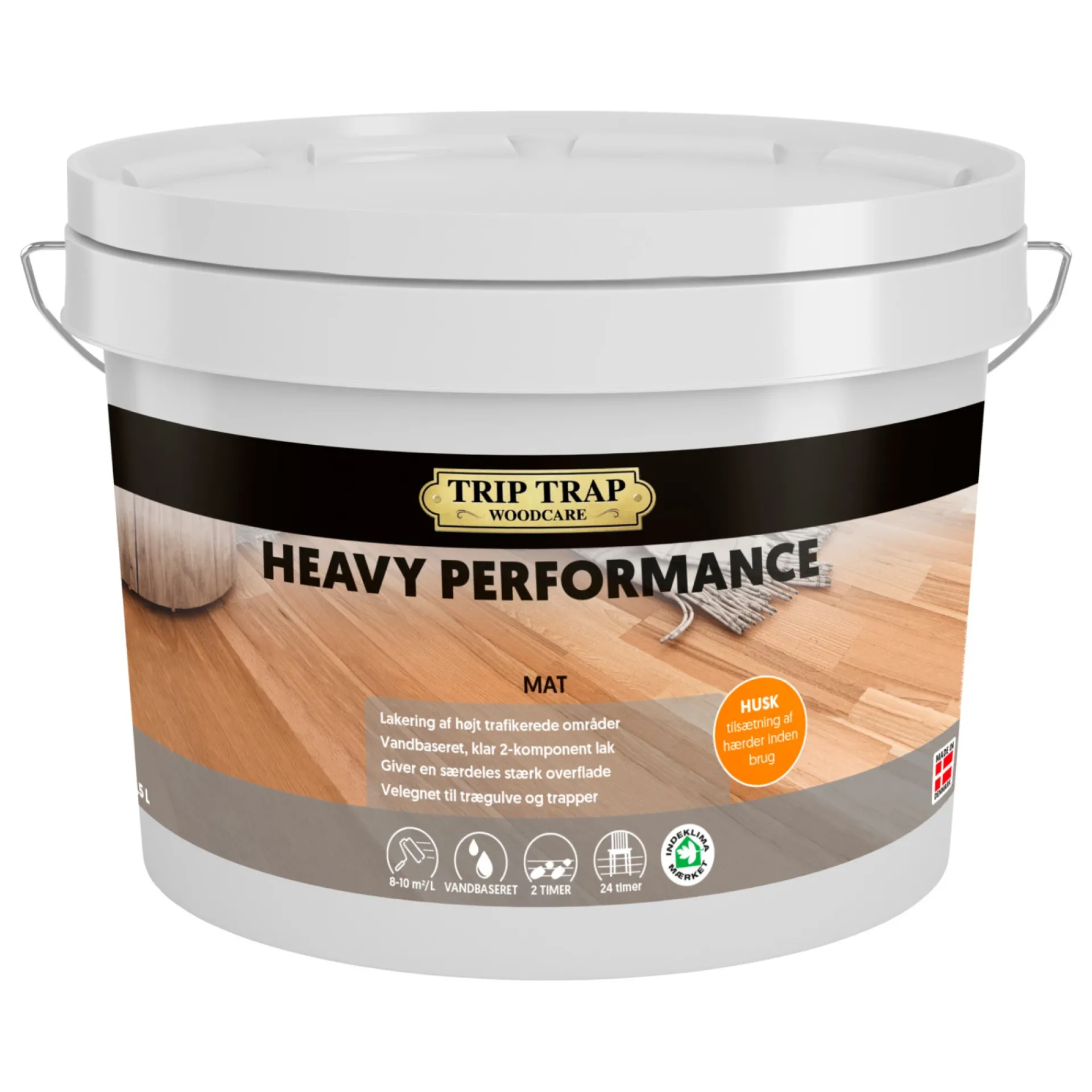 Trip Trap HEAVY PERFORMANCE GULVLAK 2,5 L FARVELØS