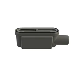 UNIDRAIN 1411.0075 UDLØBSHUS 75 MM VANDRET