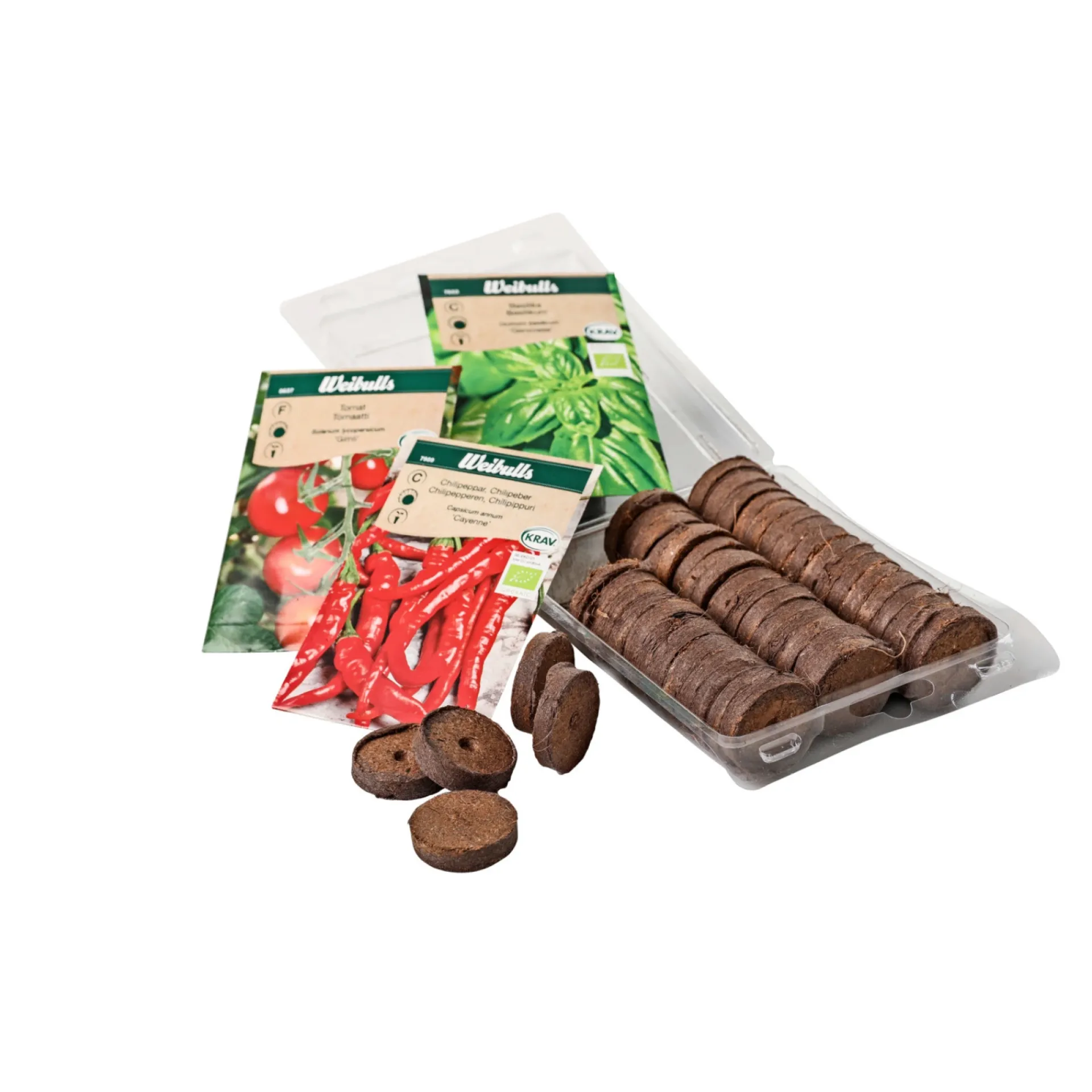 Weibulls DYRKNINGSBRIKETTER 3,6 CM 50-PAK