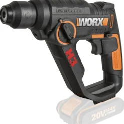 Worx POWERSHARE WX390.9 BOREHAMMER AKKU UDEN BATTERI OG LADER 1,2 J